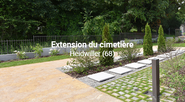 Extension du cimetière