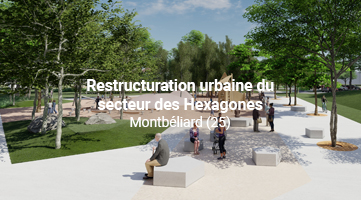 Rénovation urbaine du secteur des Hexagones