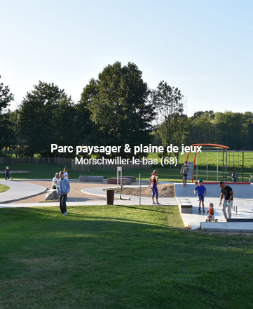 Parc paysager & plaine de jeux